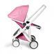Прогулочная коляска Greentom Upp Reversible White Frame Pink