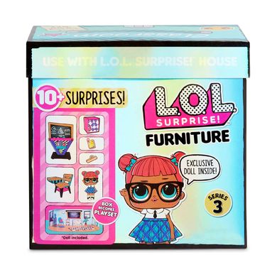 Игровой набор с куклой L.O.L. SURPRISE! серии "Furniture" S2 - КЛАСС УМНИЦЫ
