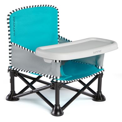 Раскладной стул-бустер Pop'n Sit голубой