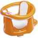 Детское сидение для купания OK Baby Flipper Evolution с нескользящим покрытием и термодатчиком Оранжевый