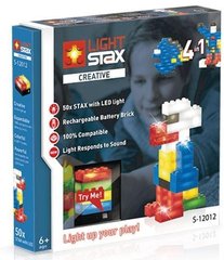Конструктор LIGHT STAX с LED подсветкой Creative 4в1 реакция на звук светом LS-S12012
