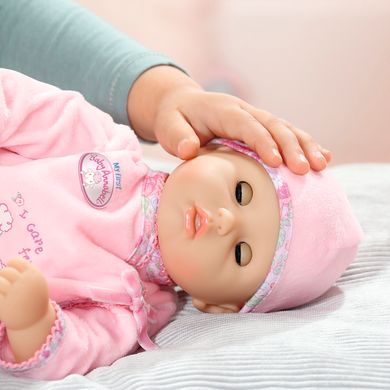 Интерактивная кукла MY FIRST BABY ANNABELL - УДИВИТЕЛЬНАЯ МАЛЫШКА (36 см, аксесс., звук, синхр. c планшетом)