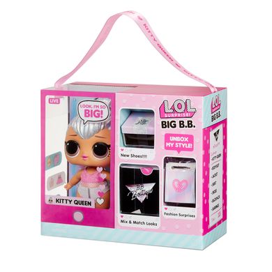 Ігровий набір з мега-лялькою L.O.L. SURPRISE! серії "Big B.B.Doll" - КОРОЛЕВА КІТТІ