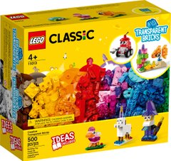 Конструктор LEGO Конструктор Classic Прозрачные кубики для творчества 11014