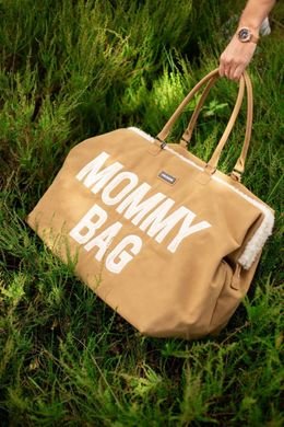 Childhome Сумка для мамы Mommy bag замшевая Beige Suede Look