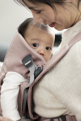 Рюкзак - кенгуру BabyBjorn Baby Carrier MINI Cotton Dusty Pink