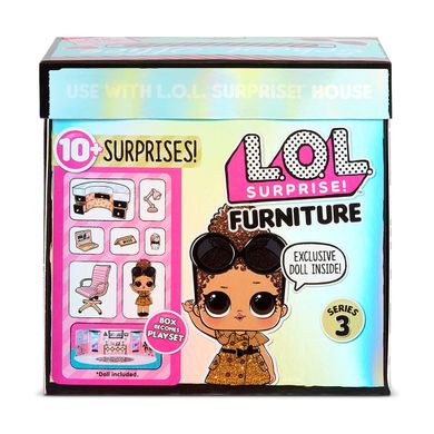 Ігровий набір з лялькою L.O.L. SURPRISE! серії "Furniture" S2 - КАБІНЕТ ЛЕДІ-БОС