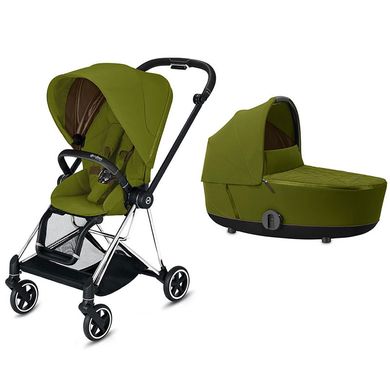 Коляска 2 в 1 Cybex Mios Khaki Green khaki brown / Matt Black