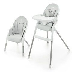 Стільчик для годування 2 в 1 Kinderkraft Dinnly Grey