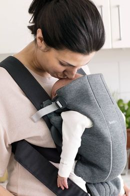 Рюкзак - кенгуру BabyBjorn Baby Carrier MINI 3D Jersey Dark grey