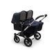 Универсальная коляска 2 в 1 для двойни Bugaboo Donkey 3 Twin Alu/Navy Blue