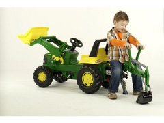 Педальный трактор rollyJunior John Deere Rolly Toys 811076