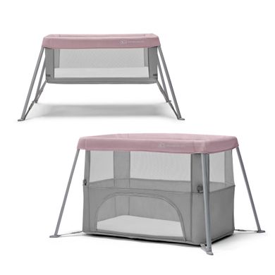 Кровать-манеж 2 в 1 Kinderkraft Movi Pink (KCMOVI00PNK0000)