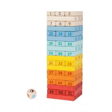 CLASSIC WORLD Деревянная красочная игра Jenga Tower Game