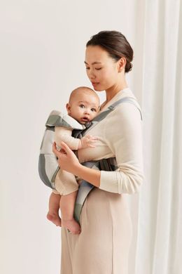 Рюкзак - кенгуру BabyBjorn Baby Carrier MINI Cotton Khaki/Green Print