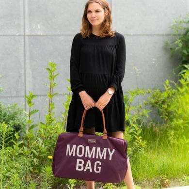 Childhome Сумка для мамы Mommy bag Aubergine