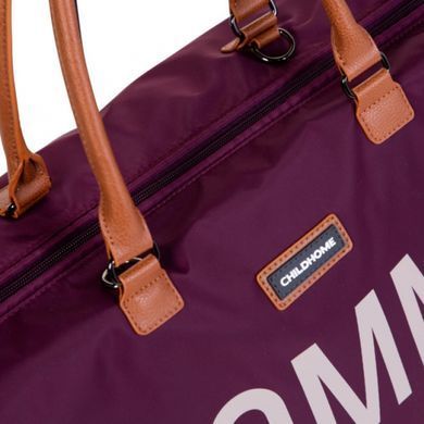 Childhome Сумка для мамы Mommy bag Aubergine