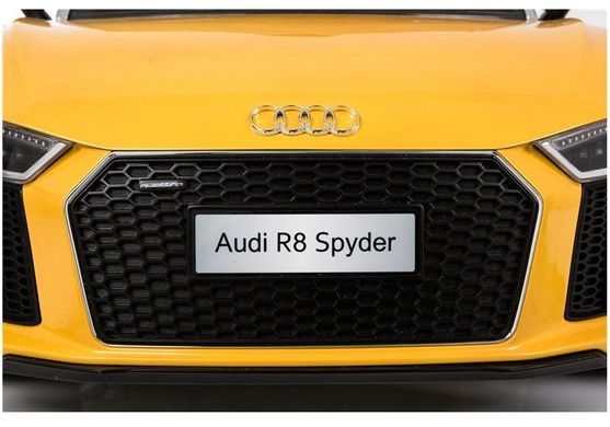 Электромобиль Lean Toys Audi R8 Spyder Yellow