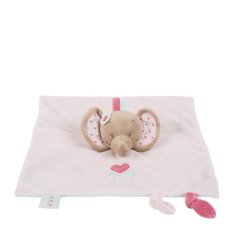 Мягкая игрушка для сна - Комфортер Слоненок Rose Nattou