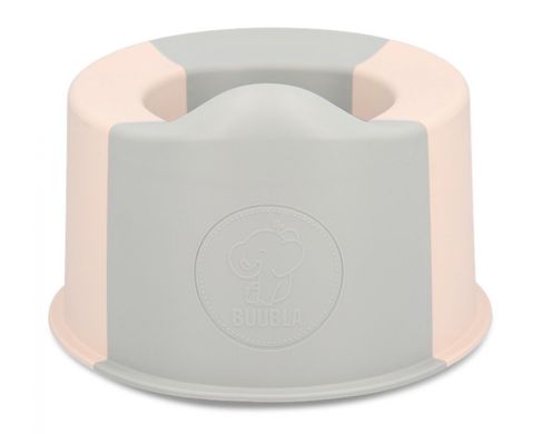 Детский горшок компактный Buubla - pink/grey, розовый/серый