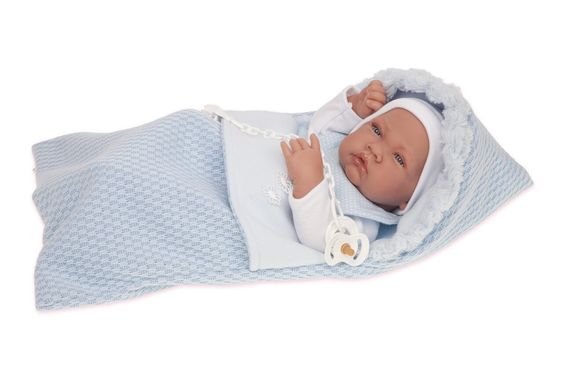 Лялька младенец Saco Lana 42 см, Antonio Juan 5015