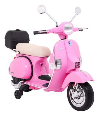 Электромобиль Ramiz скутер Vespa Pink