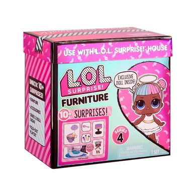 Игровой набор с куклой L.O.L. SURPRISE! серии "Furniture" - ЛЕДИ-CАХАРОК С ТЕЛЕЖКОЙ СЛАДОСТЕЙ