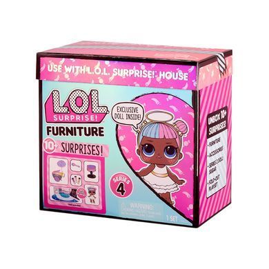 Игровой набор с куклой L.O.L. SURPRISE! серии "Furniture" - ЛЕДИ-CАХАРОК С ТЕЛЕЖКОЙ СЛАДОСТЕЙ