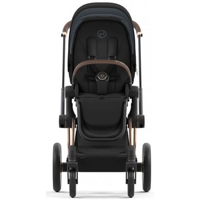 Коляска 2 в 1 Cybex Priam 4.0 Deep Black / Rose Gold