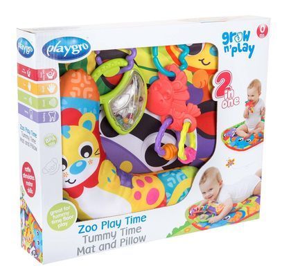 Розвиваючий килимок Playgro Зоопарк із подушечкою