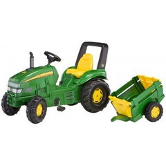 Трактор педальный rollyX-Trac John Deere Rolly Toys 35762 3-10 лет