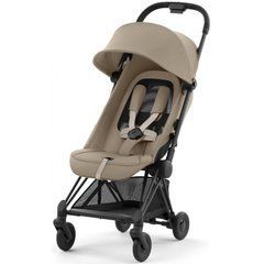 Прогулянкова коляска Cybex Coya Matt Black Cozy Beige