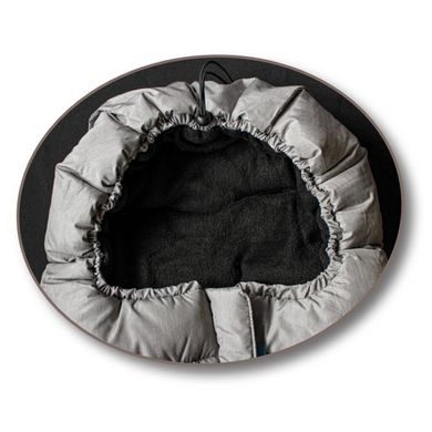 Конверт дитячий Eisbarchen, колір сірий з сірою підкладкою