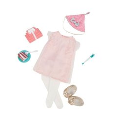 Набор одежды для кукол Our Generation Deluxe для День Рождения с аксессуарами BD30229Z