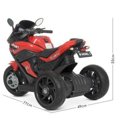 Електромобіль мотоцикл Bambi M 4454EL-3 Red