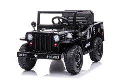 Электромобиль Lean Toys военное авто JH-103 Black 4x4 (Jeep)