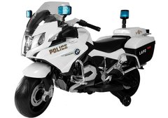 Електромобіль мотоцикл Lean toys  Police BMW R1200 Silver