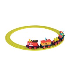 Игровой набор с железной дорогой - БАТТАТОЭКСПРЕСС S2 (свет, звук, 4 вагончика, диаметр 91 cm)