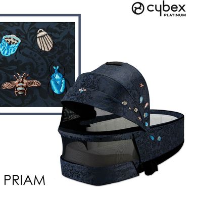 Коляска люлька Cybex Priam Priam Lux R Jewels of Nature/ Black