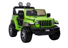 LEAN Toys электромобиль Jeep Rubicon 4x4 Green