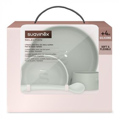Набор посуды Suavinex Colour Essence Green