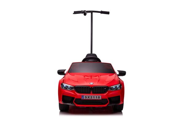Електромобіль Lean Toys BMW M5 Z з підставкою для батьків Red лакований