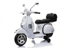 Электромобиль Lean Toy скутер Vespa White