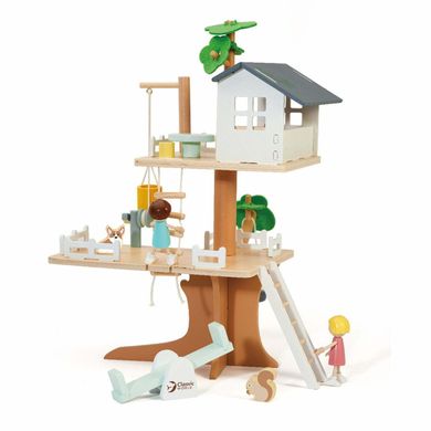 Classic World Дом для кукол на дереве 31 элемент