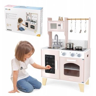 Viga Toys Деревянная кухня звук,свет Polar B Pink