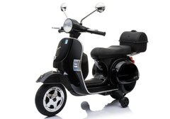 Электромобиль Lean Toy скутер Vespa Black