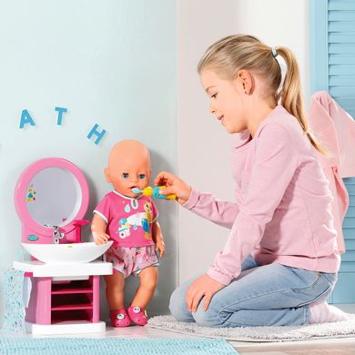Интерактивный умывальник для куклы BABY BORN - ВОДНЫЕ ЗАБАВЫ (свет, звук)