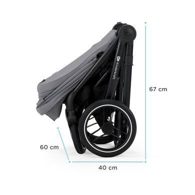 Универсальная коляска 2 в 1 Kinderkraft Nea Platinum Grey (KSNEA000GRY2000)