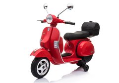 Електромобіль Lean Toy скутер Vespa Red