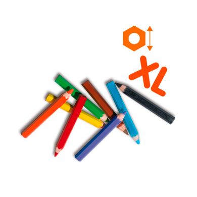 Набір воскових кольорових олівців серії "My first" - ВЕСЕЛКА (8 кольорів)